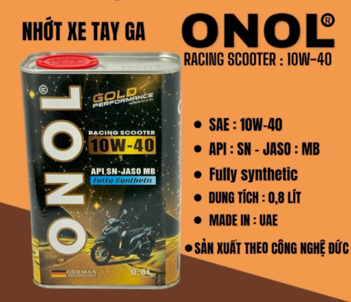 Dầu nhớt ONOL dành cho xe tay ga - Nhập khẩu UAE Dubai